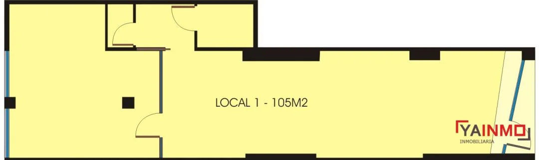 Coronación commercial unit, 105 m²