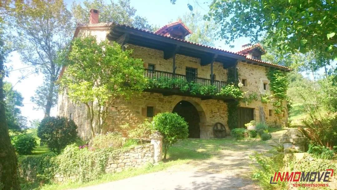 Reformed country house near mountain