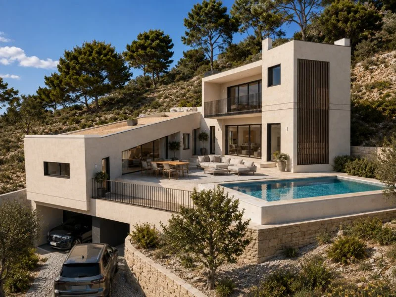 New-build Calonge house with private pool
