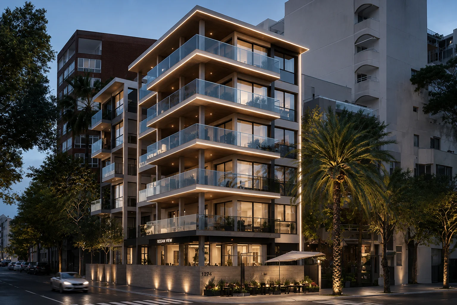Six-floor Arenal development with 19 bedrooms