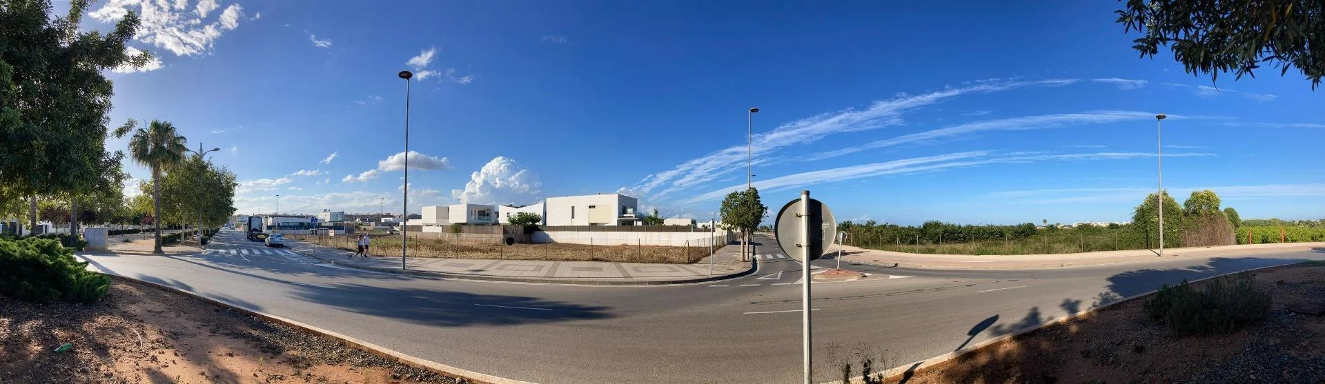 Urban corner plot in Borriana, 800 m²