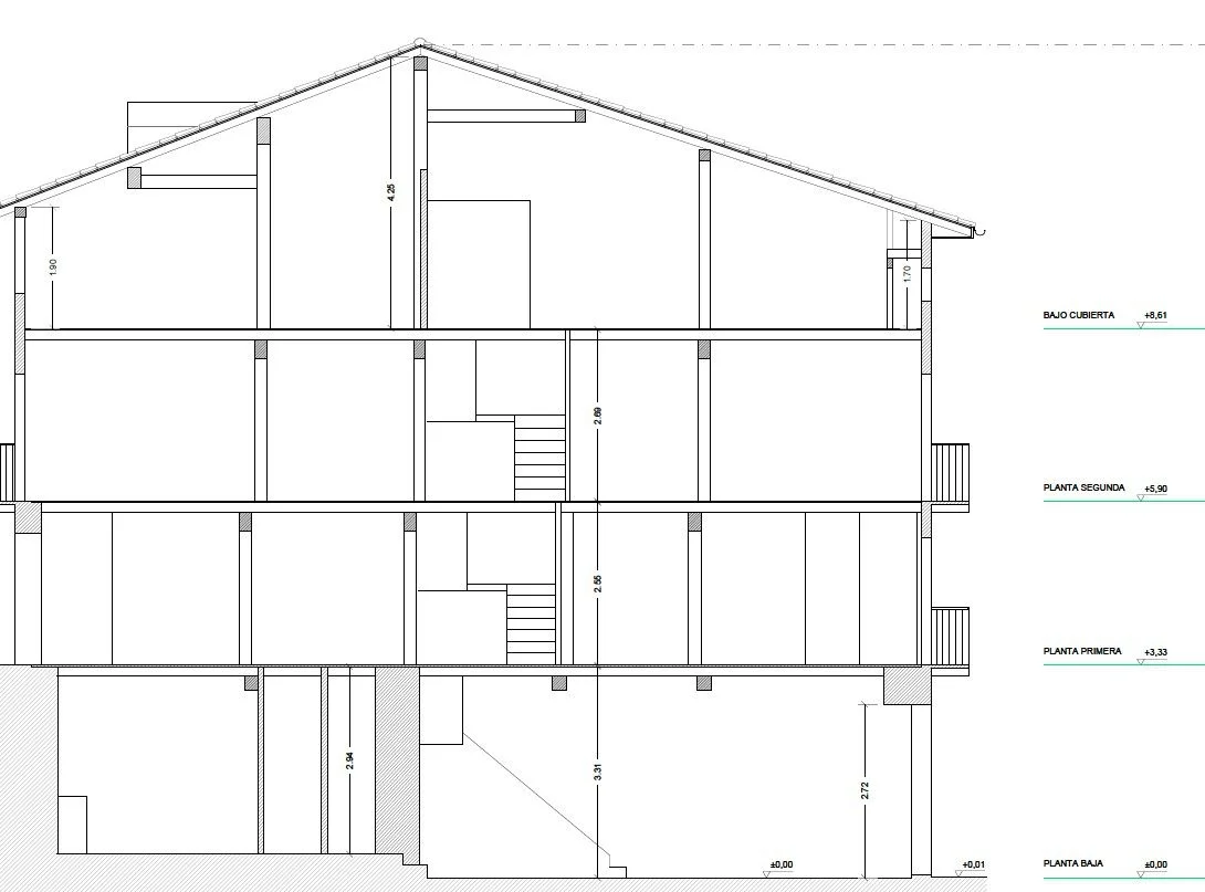 Central Balmaseda house, 361 m² stated