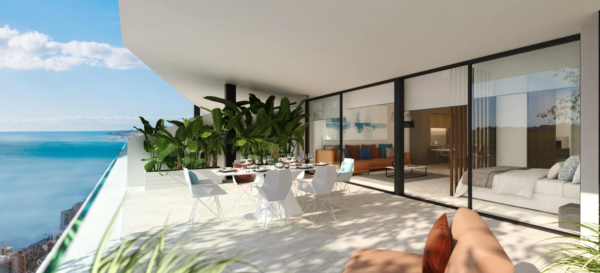 Luxury apartment with sea views, 2 bedrooms