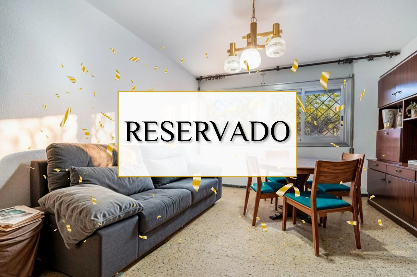 Piso listo para entrar, planta baja y 3 dormitorios