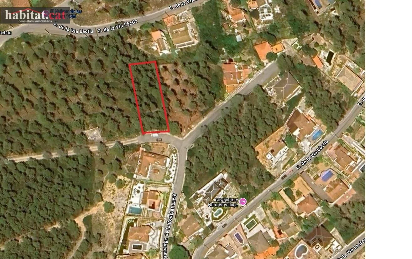 Urban plot in Mas Milà, Olivella