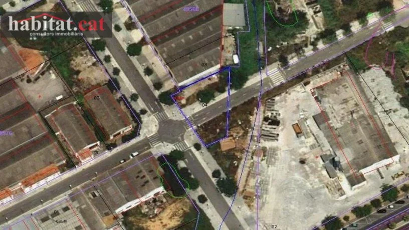 Parcela industrial en Vilanoveta, 705 m²