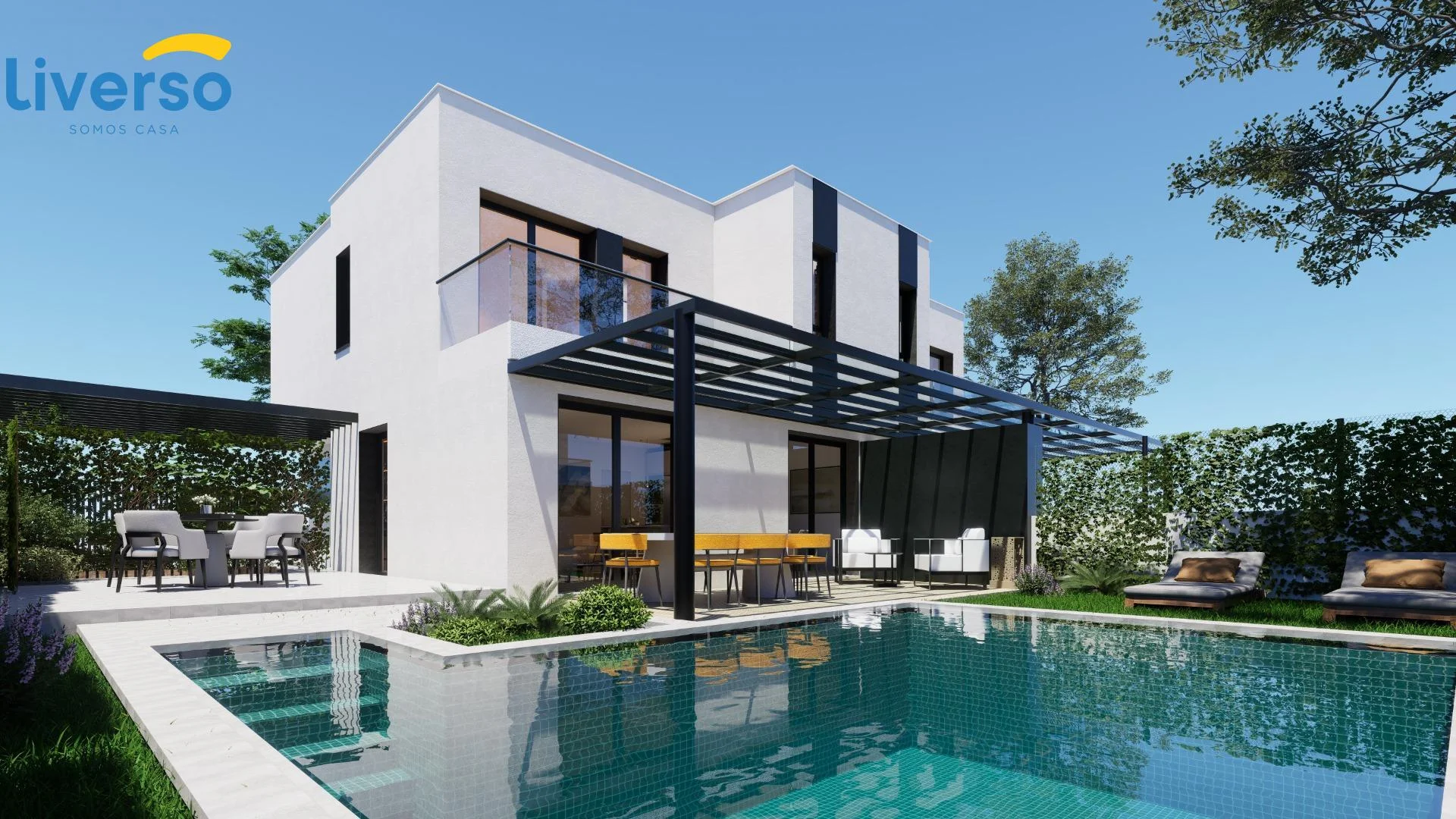 New townhouse with private garden