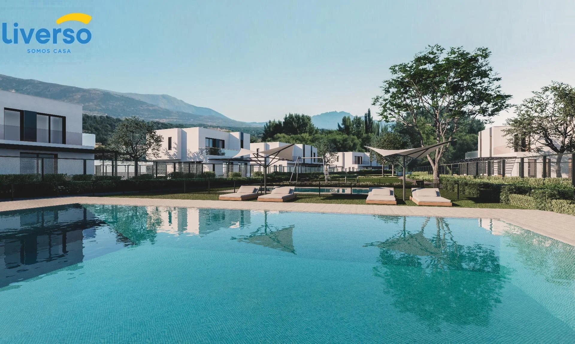 New-build townhouse, 4 bedrooms, mountain views