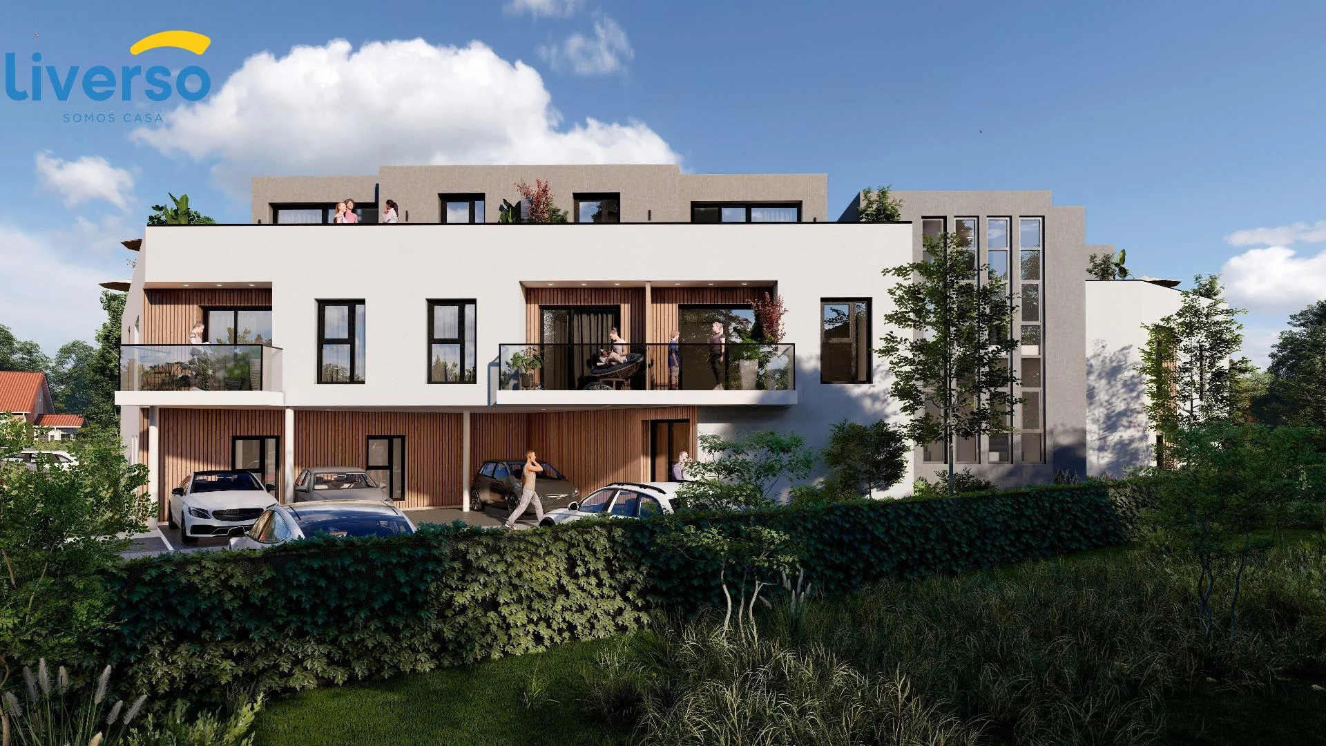 New-build flat with tourist licence