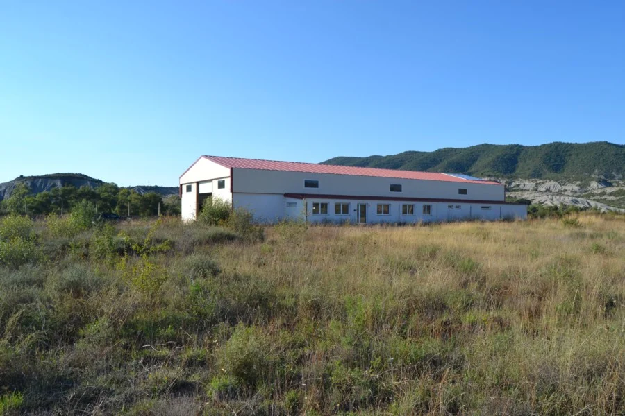 Industrial warehouse with one hectare land