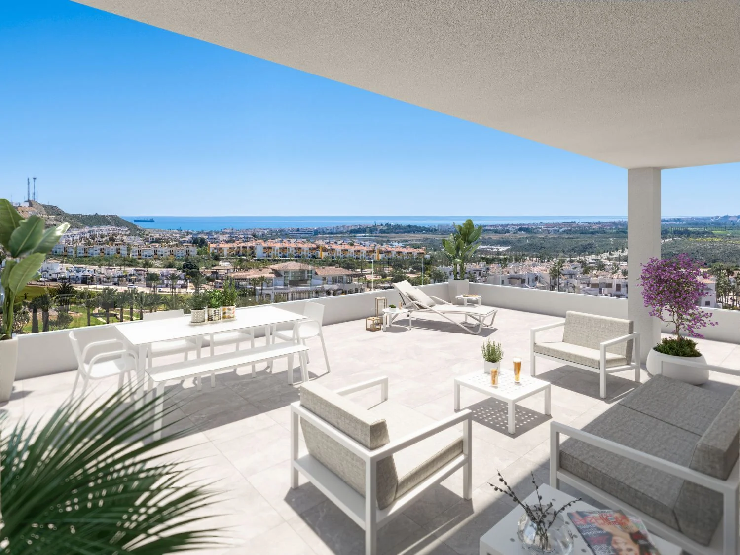 Sea-view penthouse with 73 m² terrace