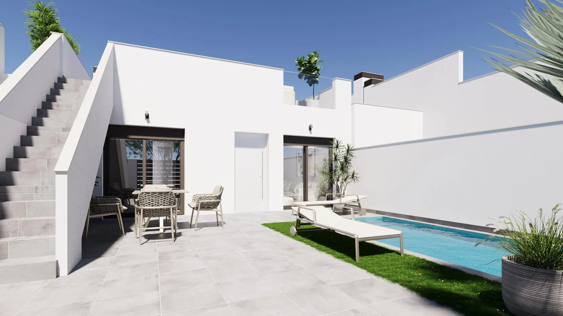 New townhouse with private pool