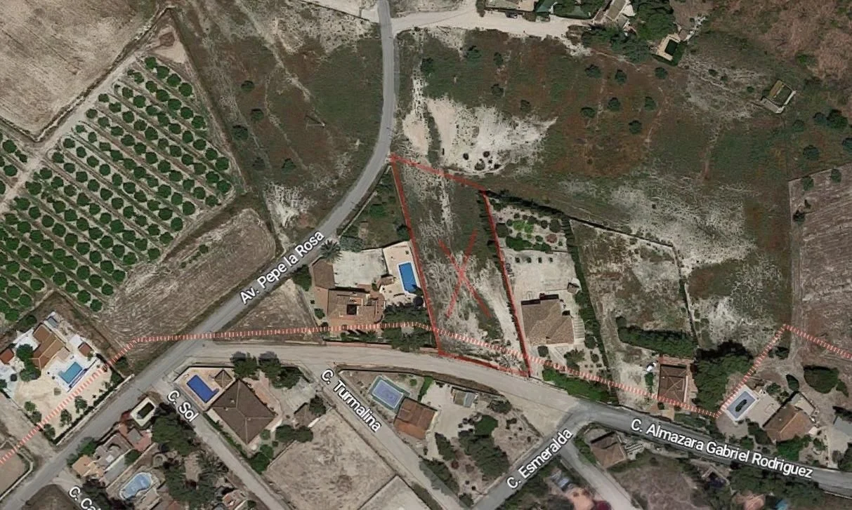 Developable Los Valientes plot, 2,160 m²