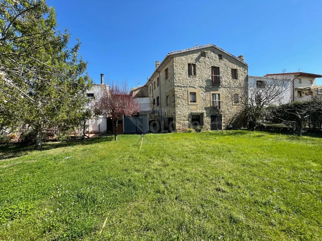 Reformed stone chalet with large plot