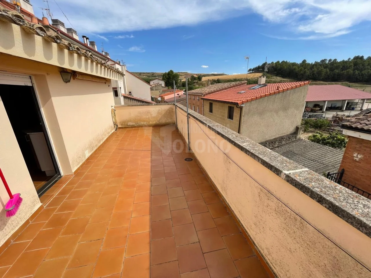 Reformed village house with terrace