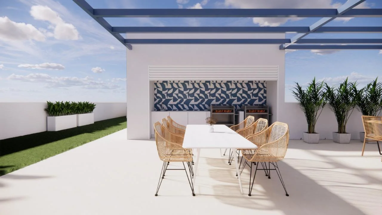 New two-bedroom apartment near beach