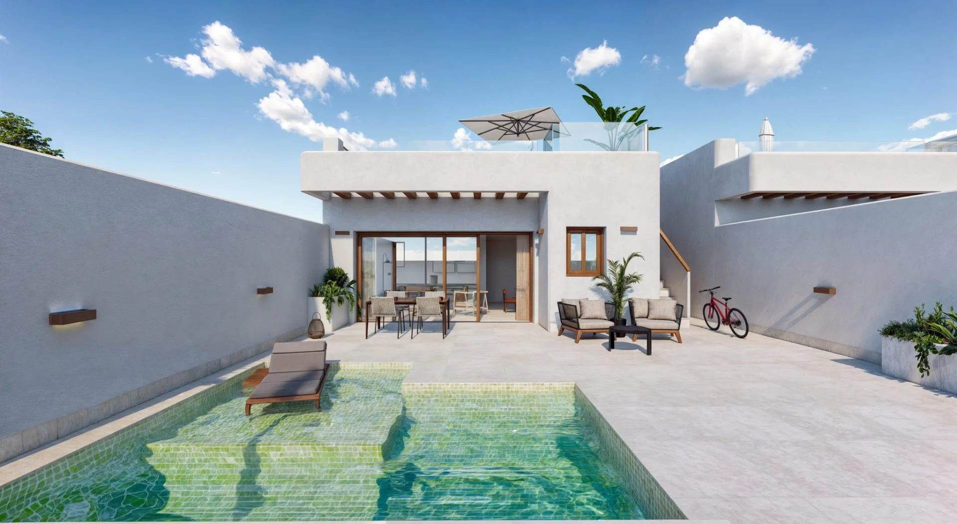 New villa in Torre-Pacheco, 2 bedrooms