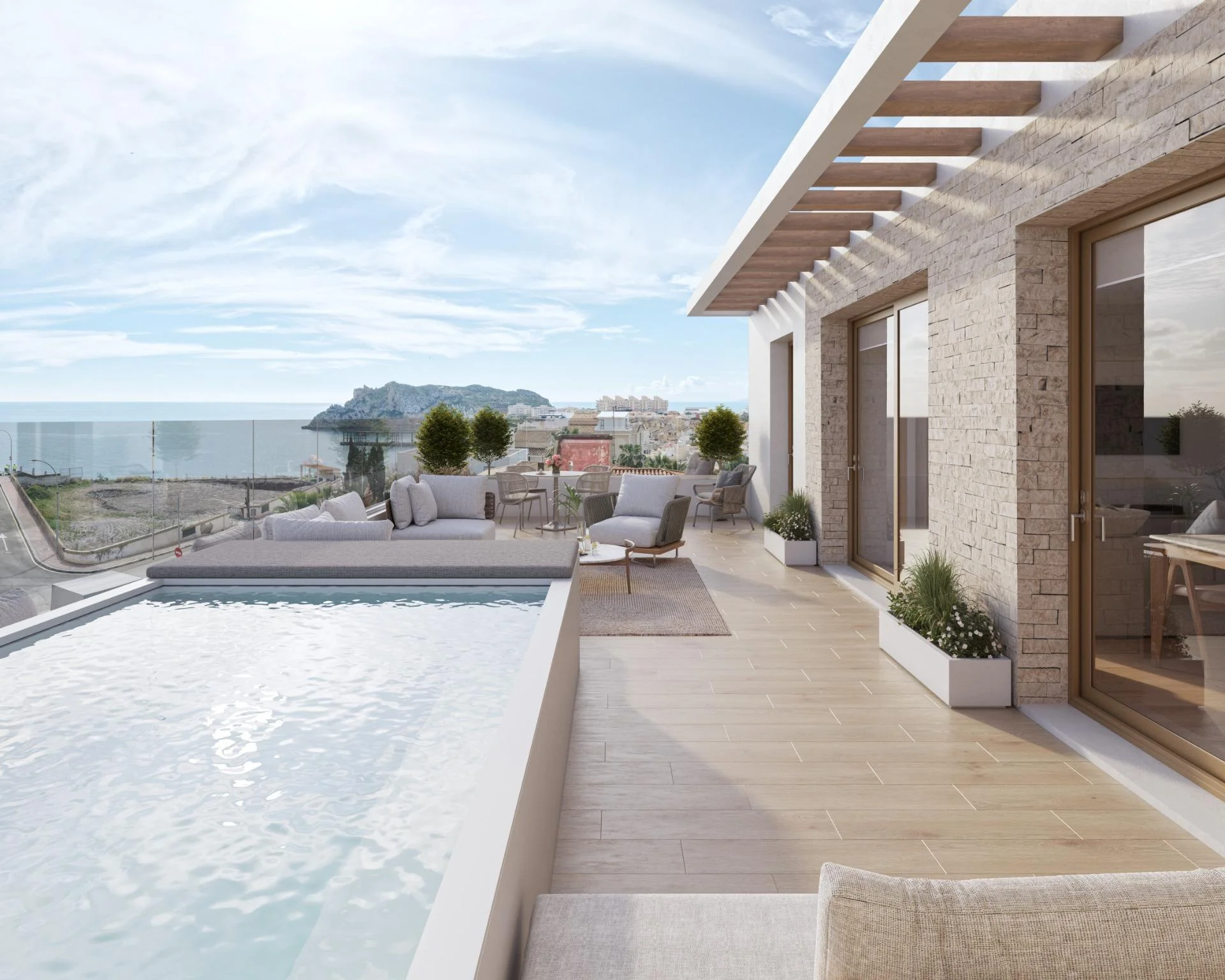 New-build penthouse with 53 m² terrace