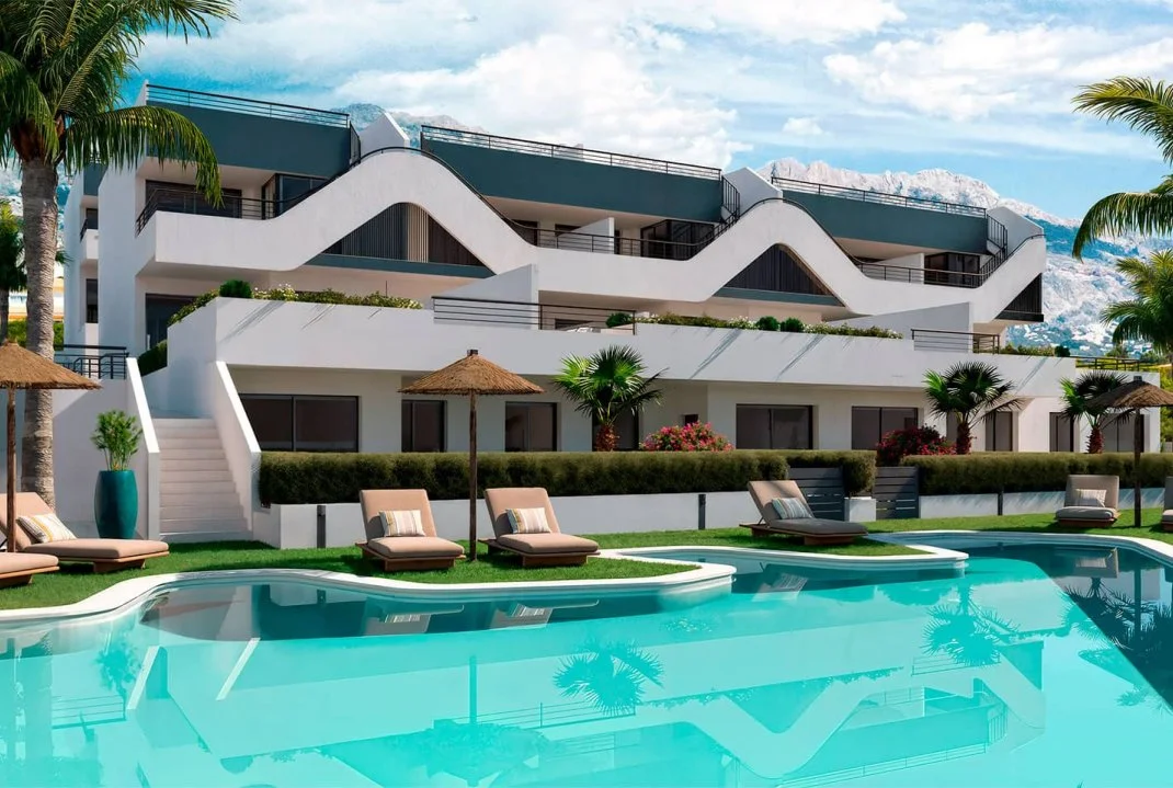 New-build bungalow with 2 bedrooms