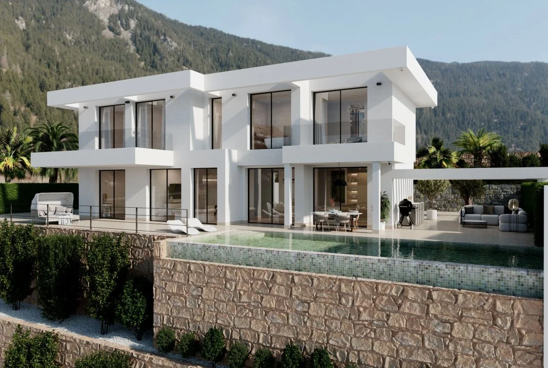 Villa sobre plano en Finestrat, cinco dormitorios