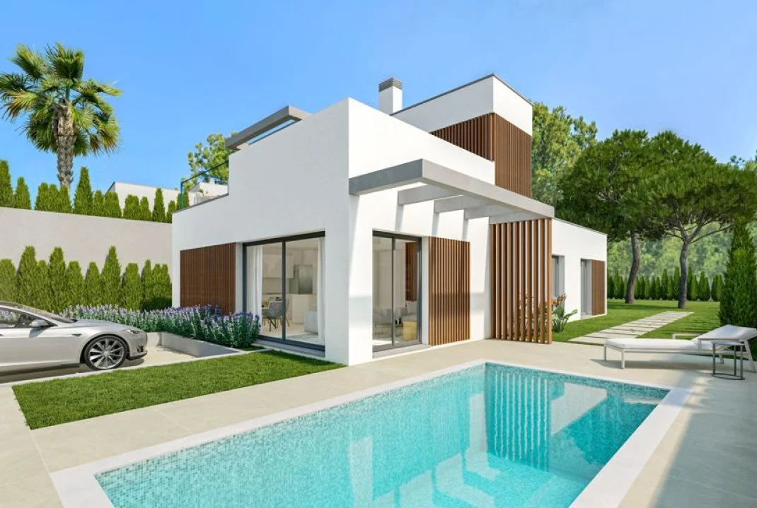 New-build Finestrat villa, 3 bedrooms