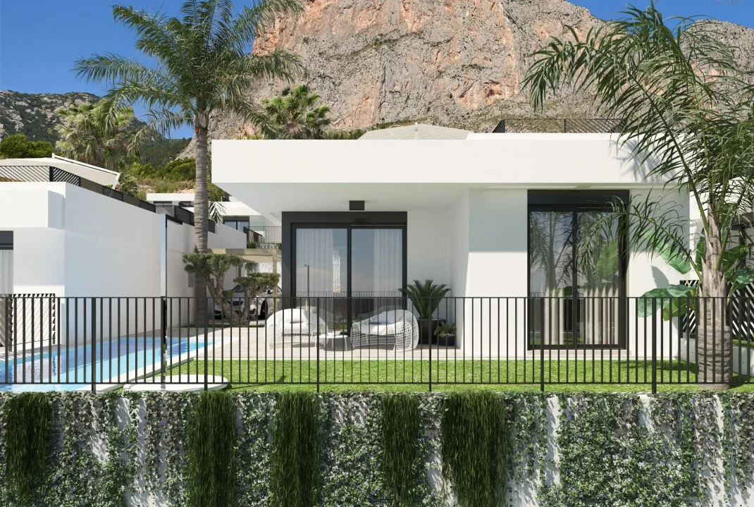 Villa de obra nueva en Polop, 3 dormitorios