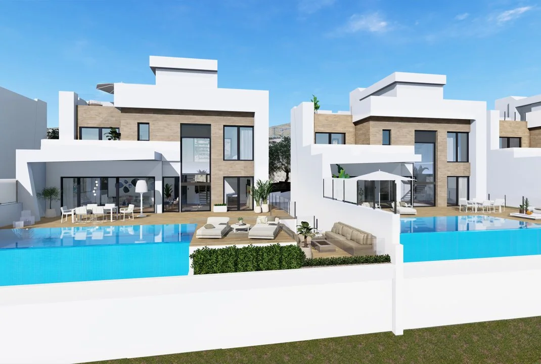 Villa de obra nueva en Finestrat, 4 dormitorios