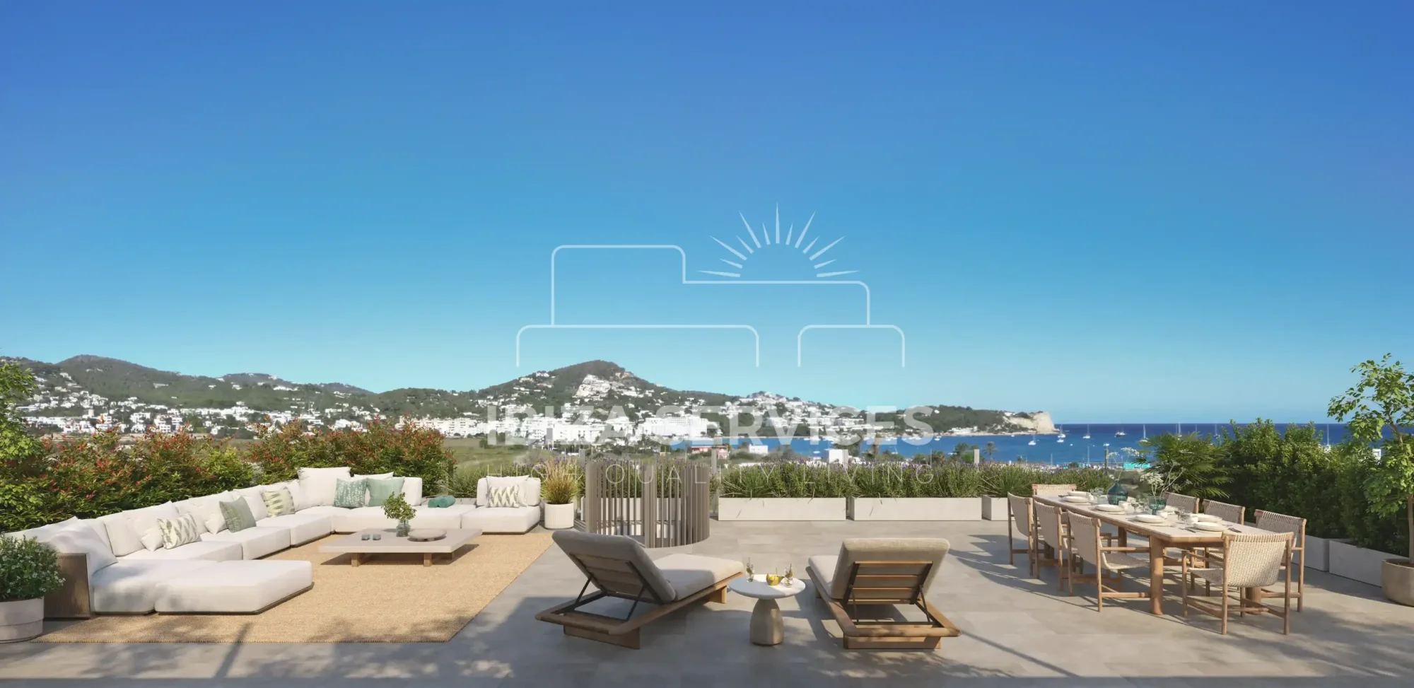 South-facing Marina Botafoch penthouse