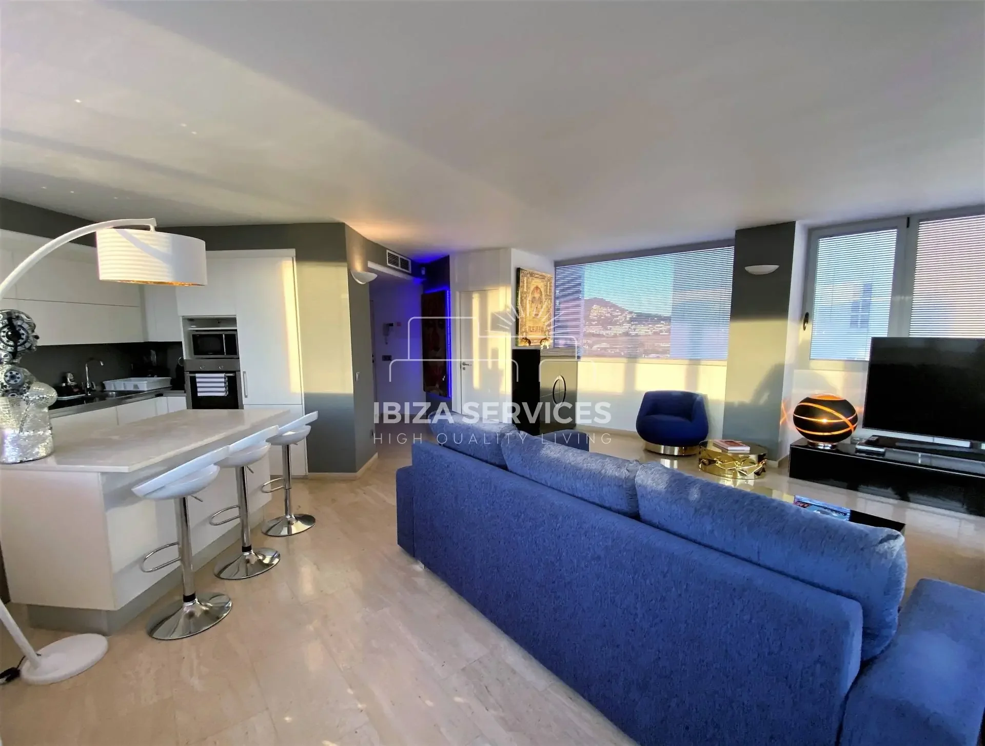 Apartamento de un dormitorio en Marina Botafoch
