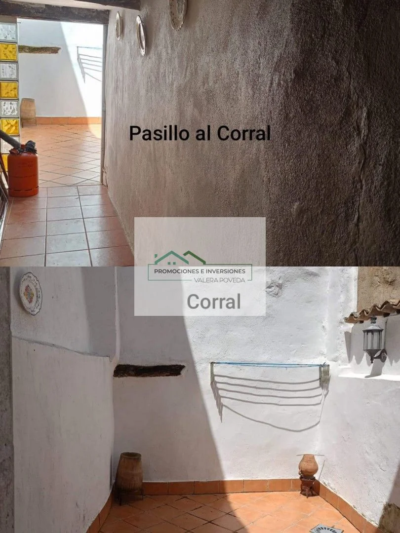 Casa de pueblo habitable, cuatro dormitorios