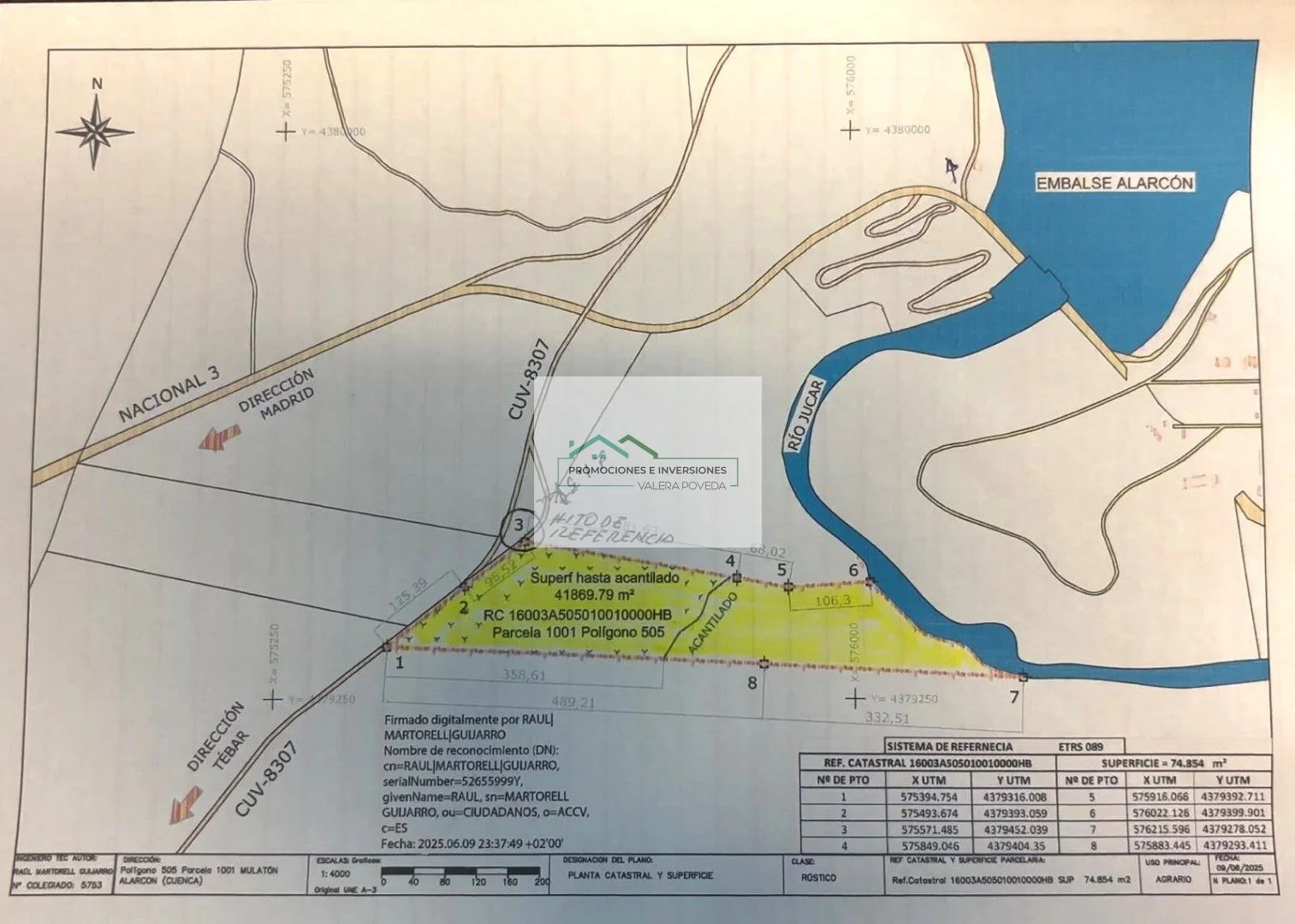 Rural Alarcón plot, nearly seven hectares