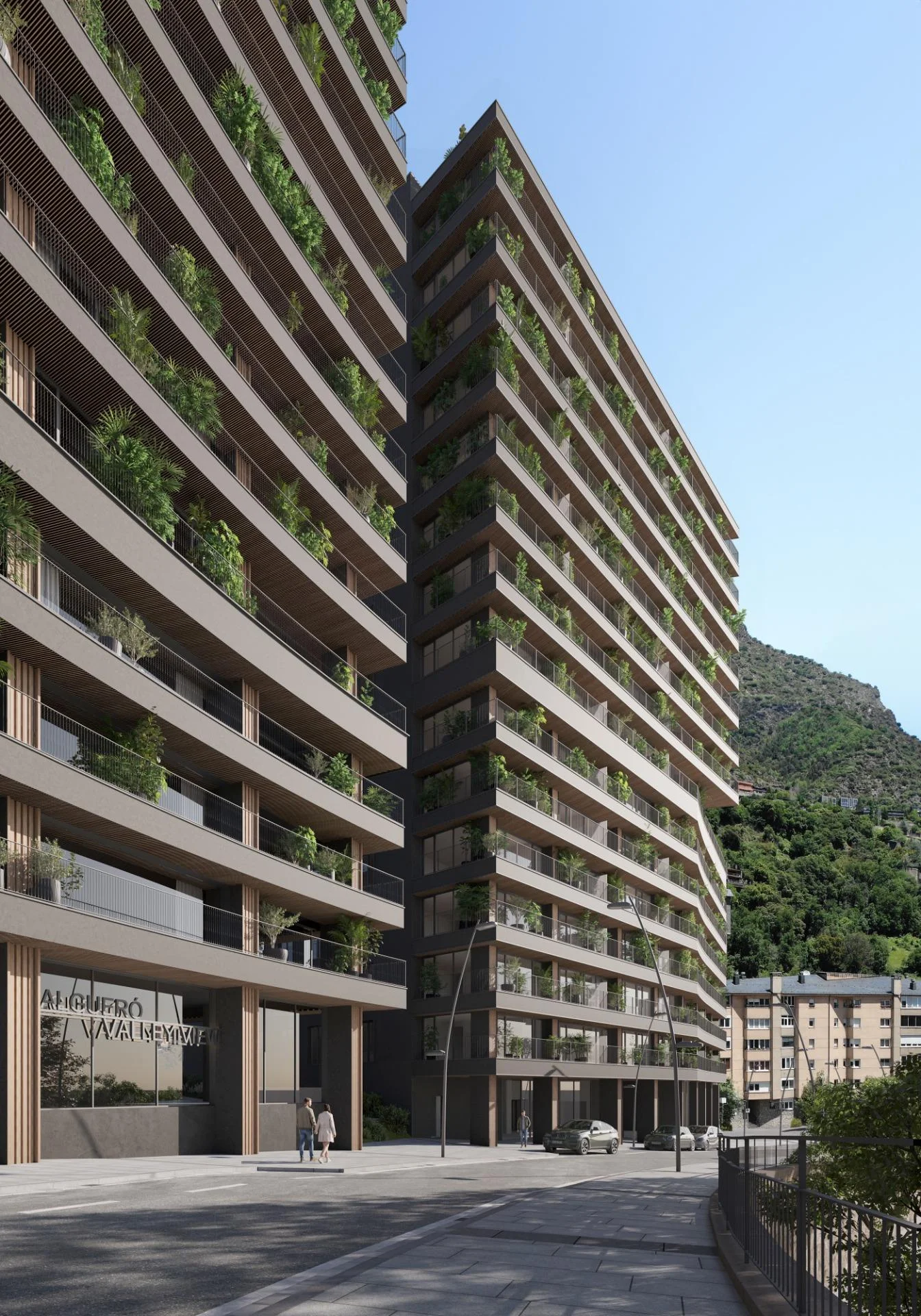 Ático dúplex sobre plano con vistas al valle
