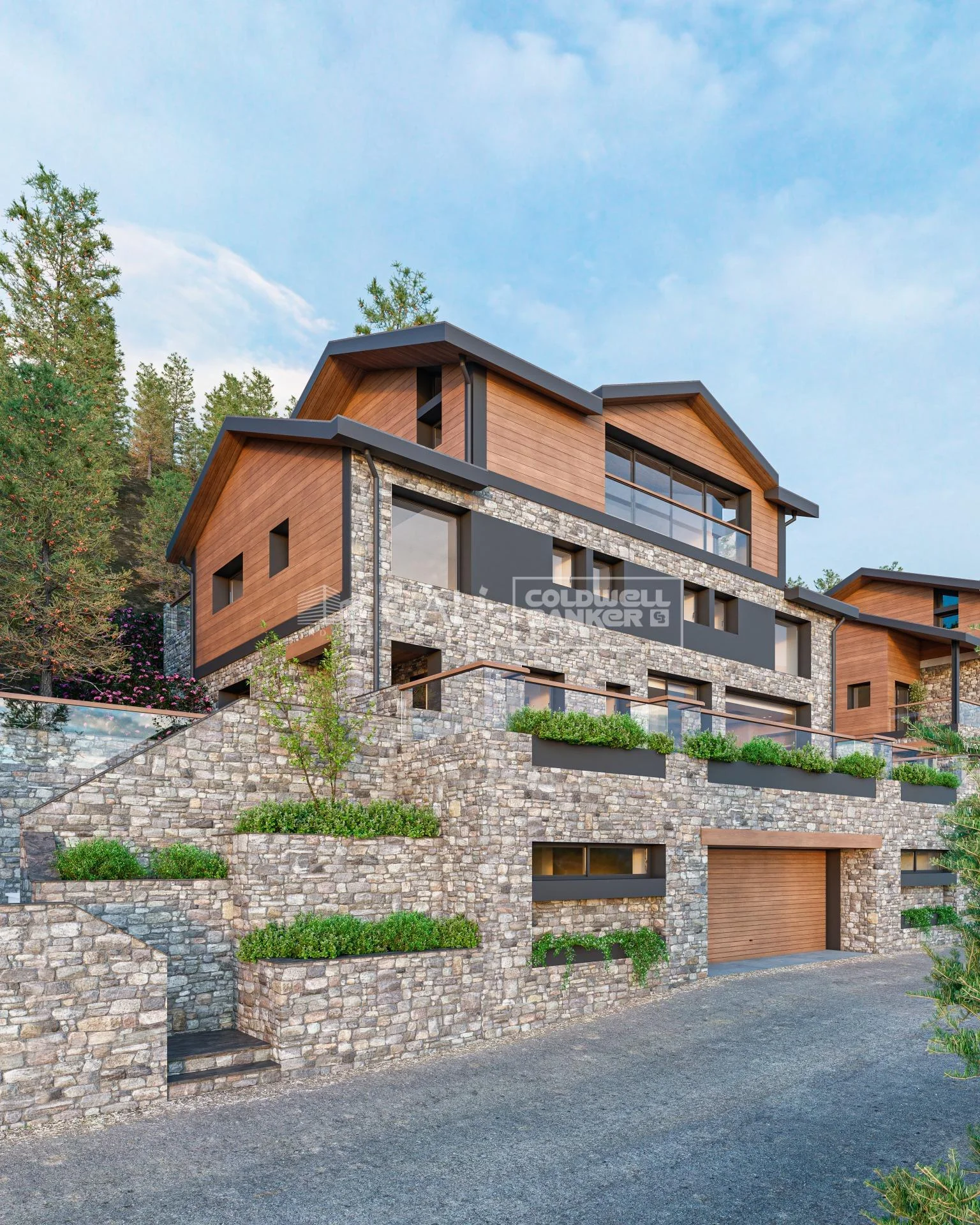 Luxury mountain chalet with four bedrooms