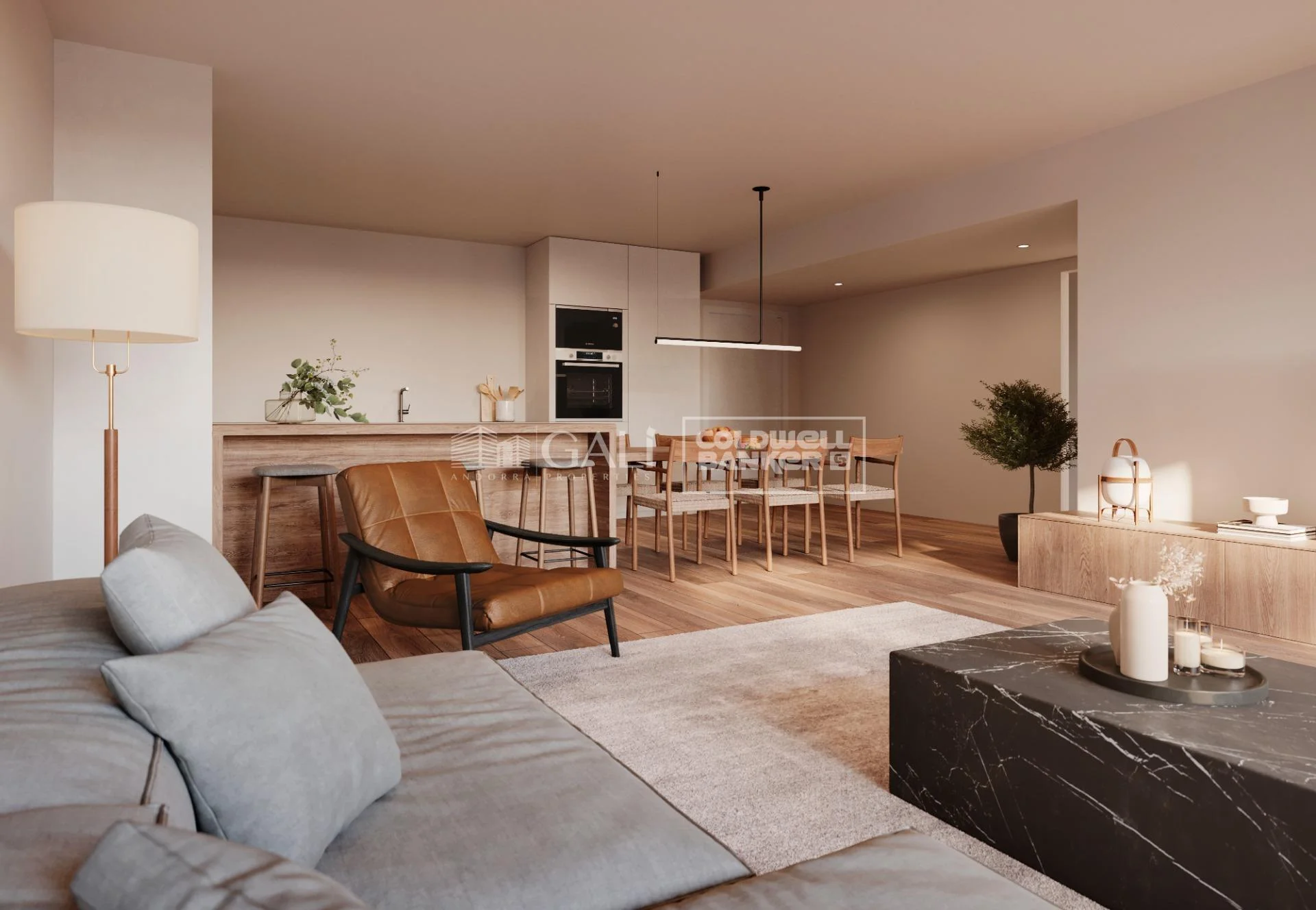 Piso de obra nueva en Canillo con jardín