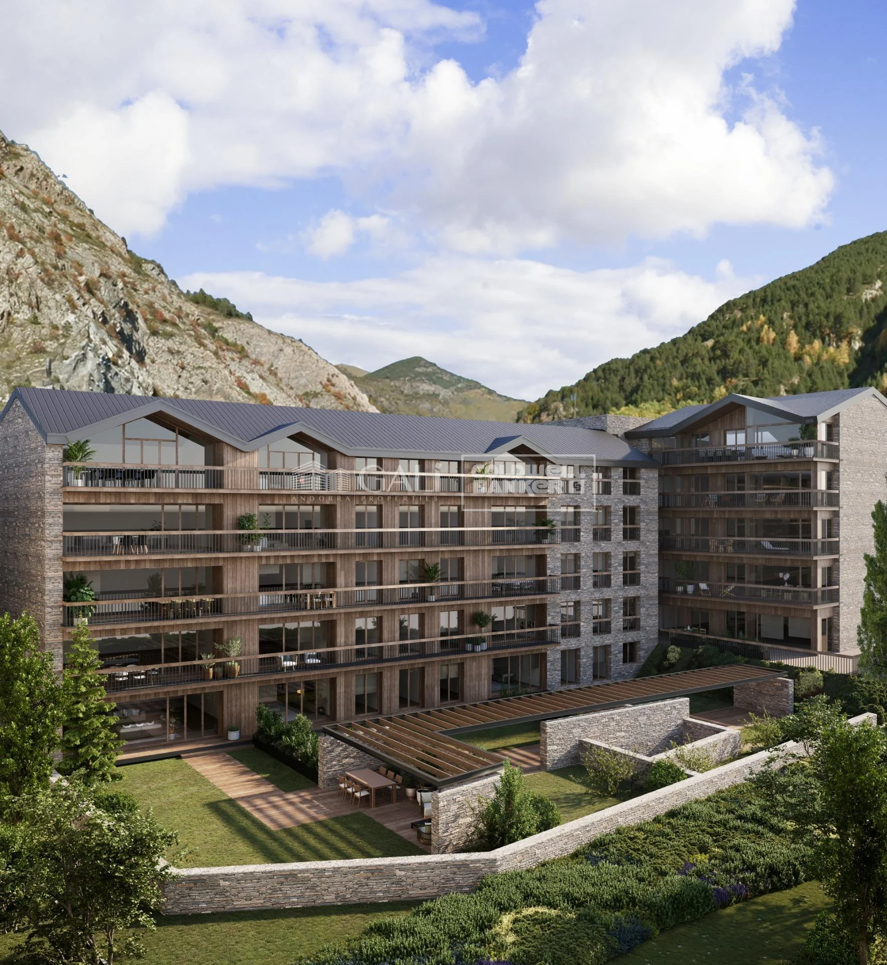 New-build Canillo apartment, three bedrooms