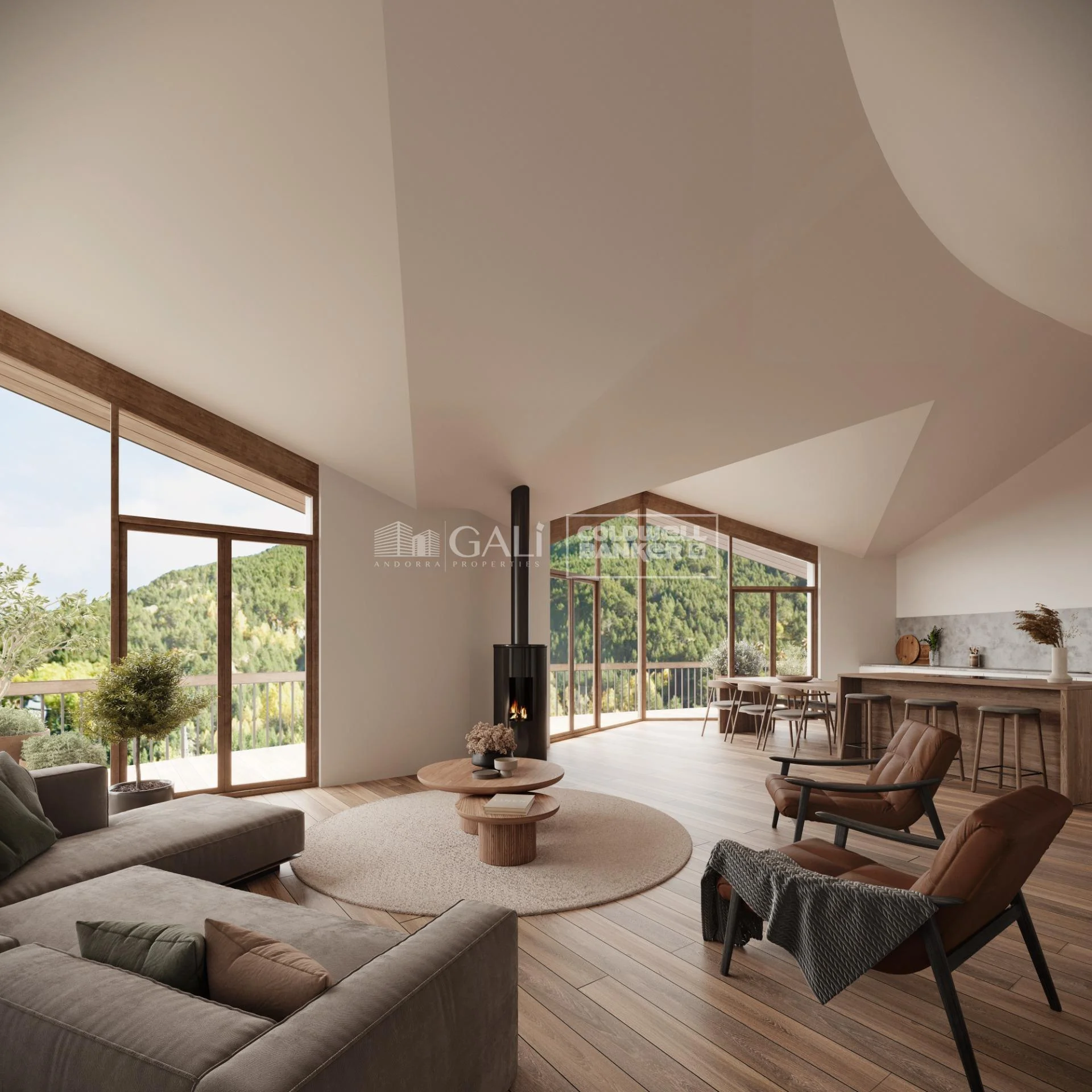 Piso nuevo en Canillo, tres habitaciones