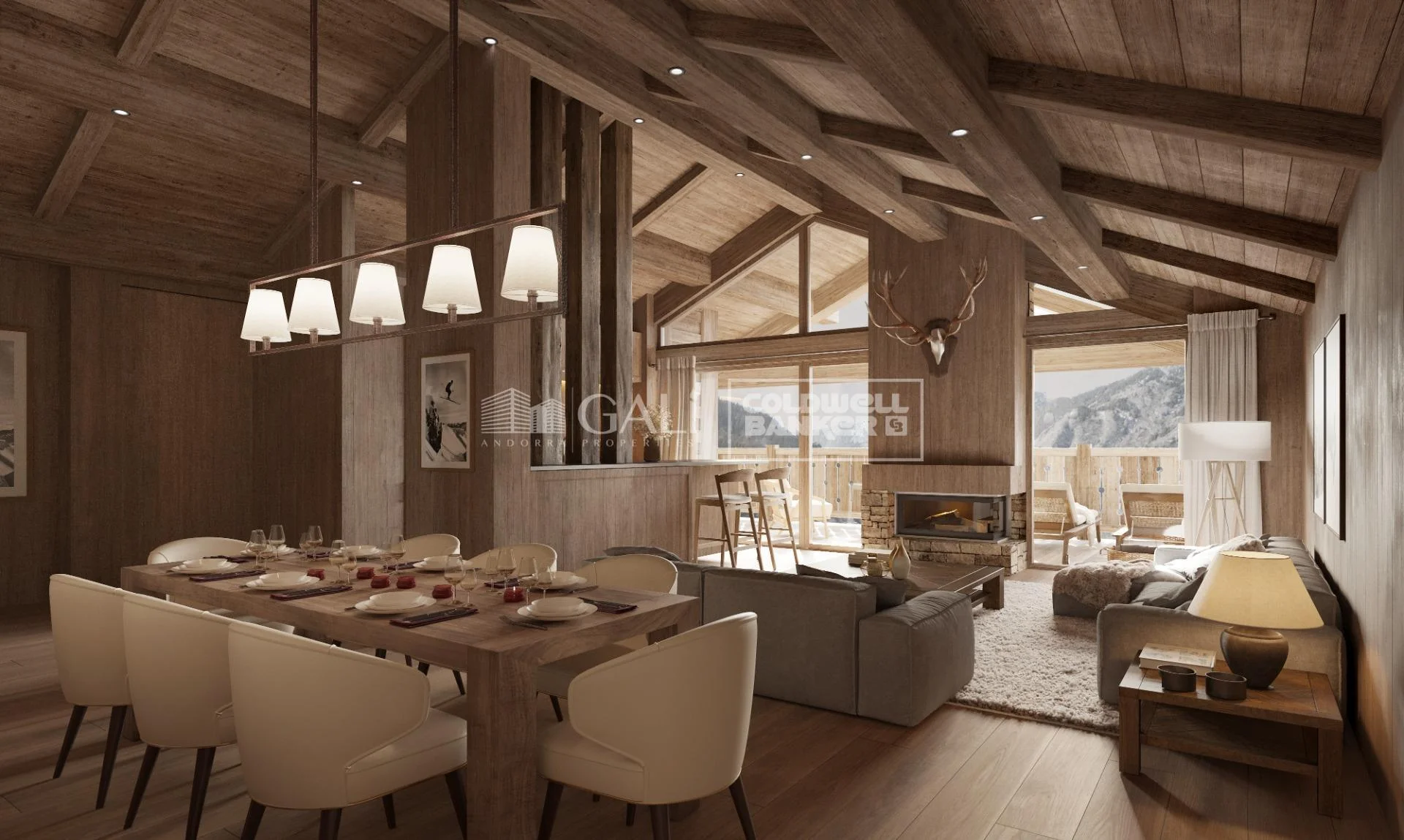 New-build ski-in flat, 3 bedrooms