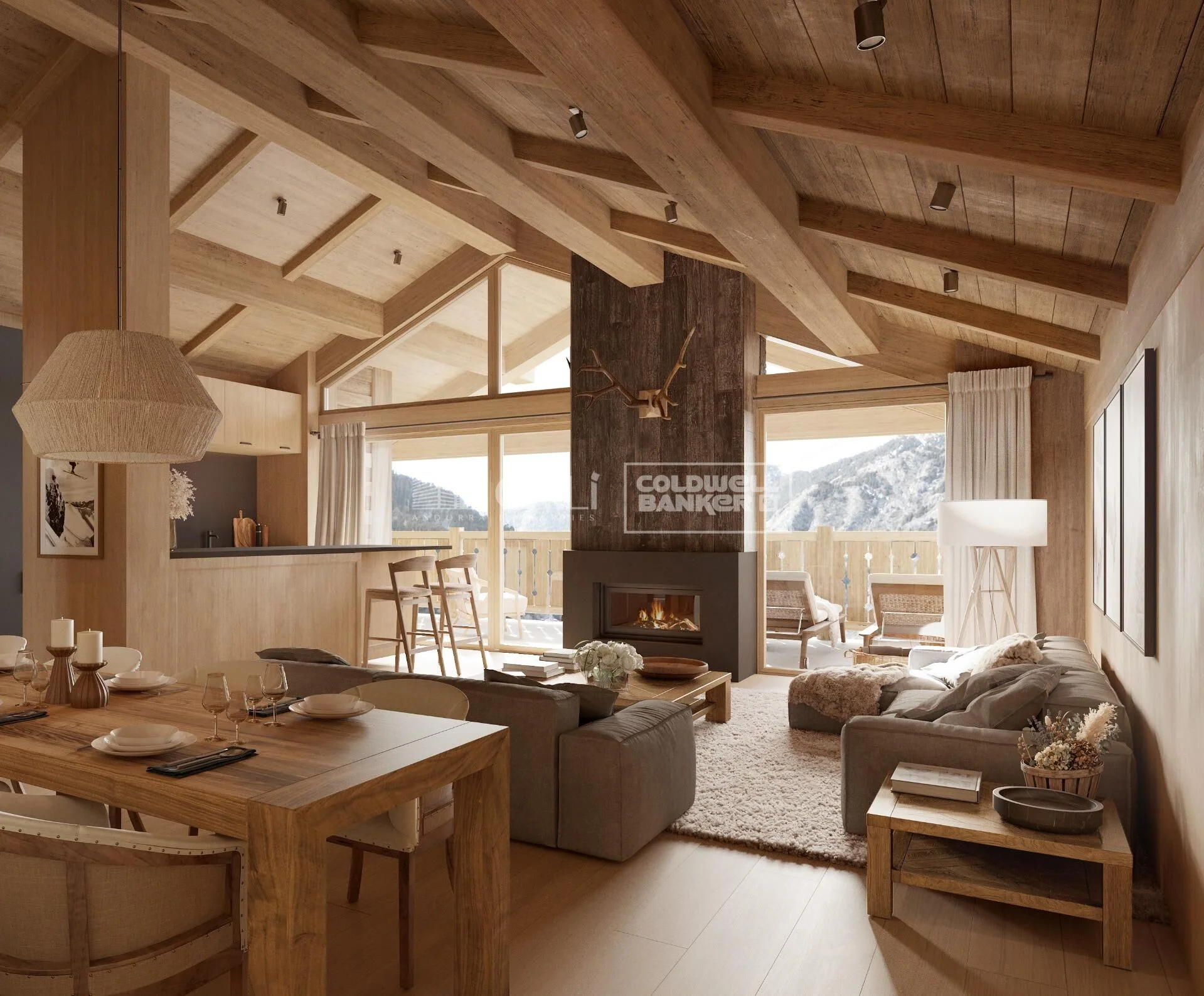 New-build ski flat in El Tarter