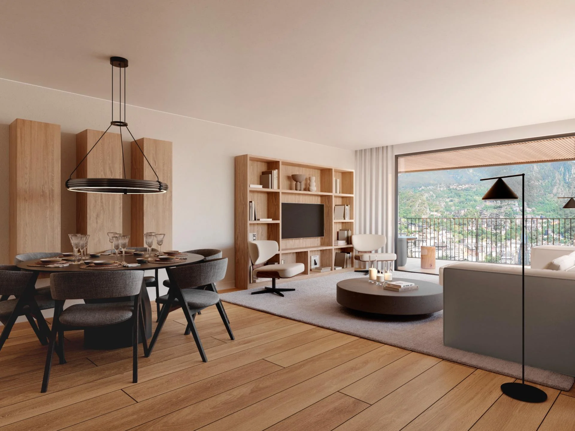 Off-plan Escaldes tower, 3-bedroom apartment
