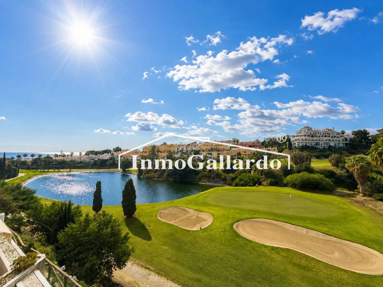 Golf-view townhouse with four bedrooms