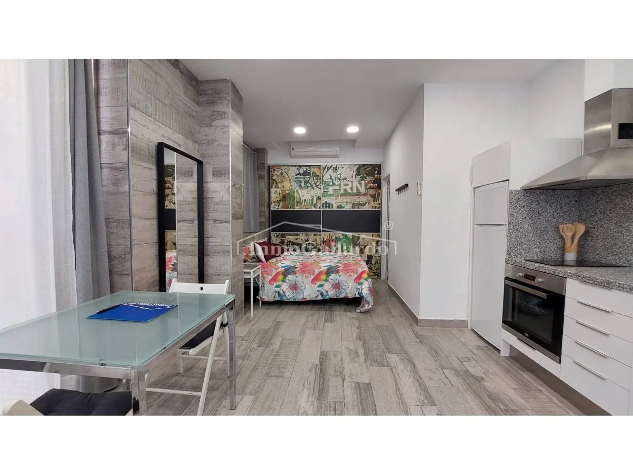 Central Málaga studio, 40 m², furnished