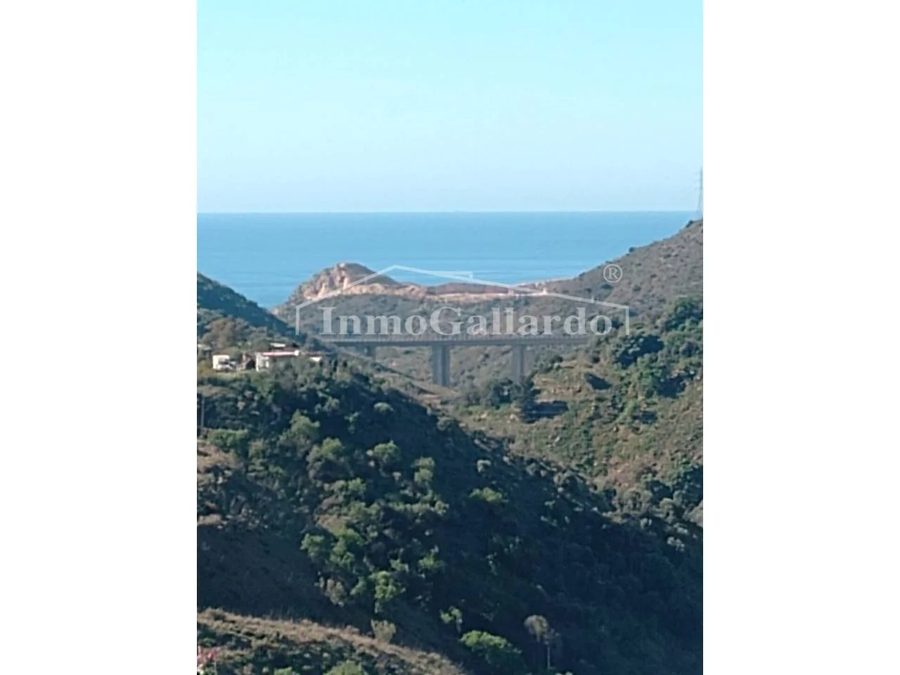 Rustic plot with new sea-view home