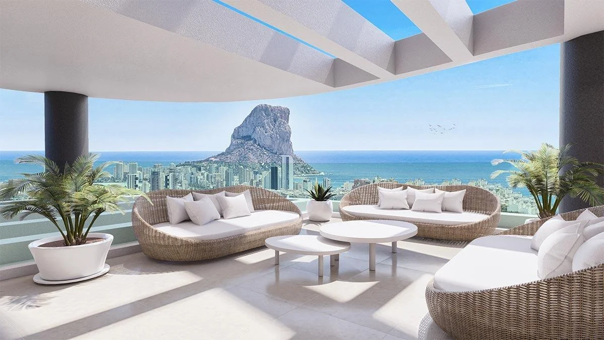 New-build Calpe apartment, 3 bedrooms