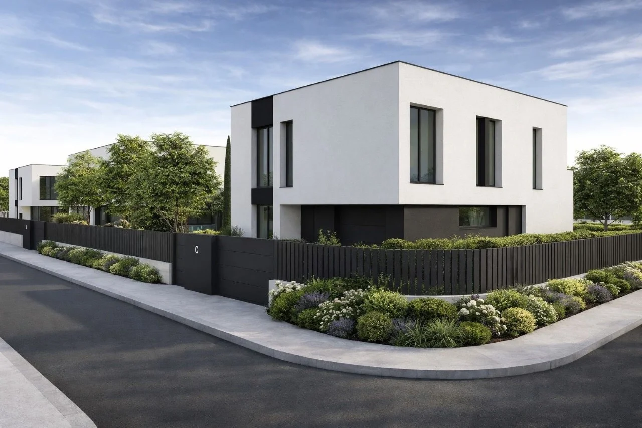 Under-construction villa in La Canyera