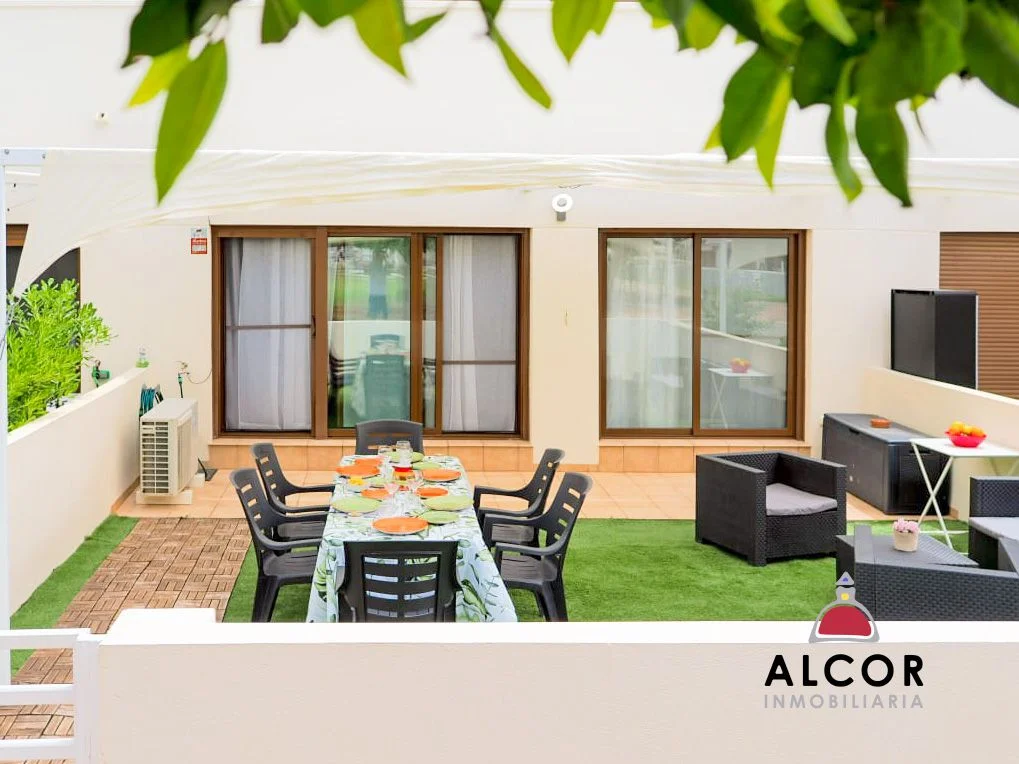 Ground-floor golf home with two terraces