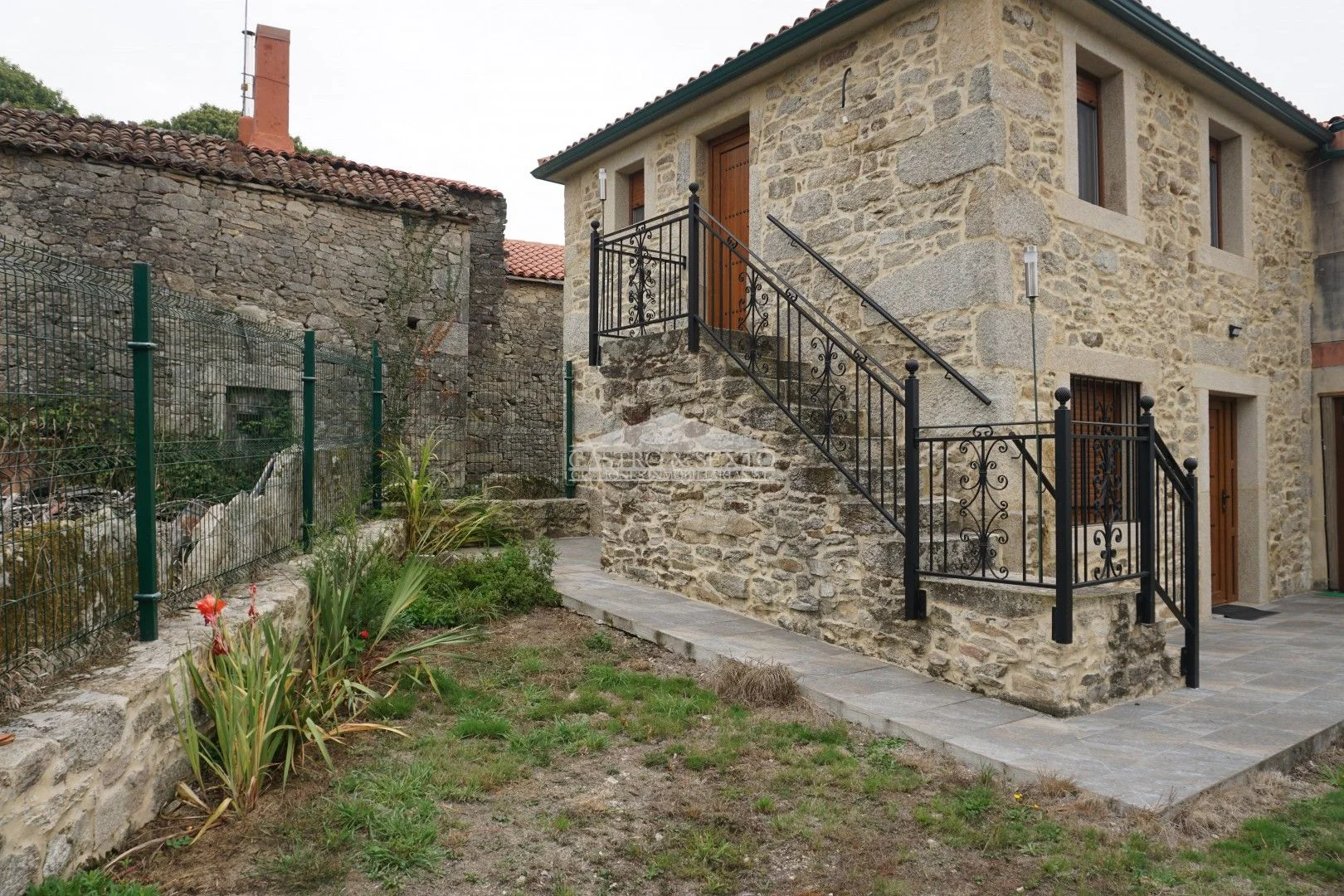 Restored stone house near Santiago