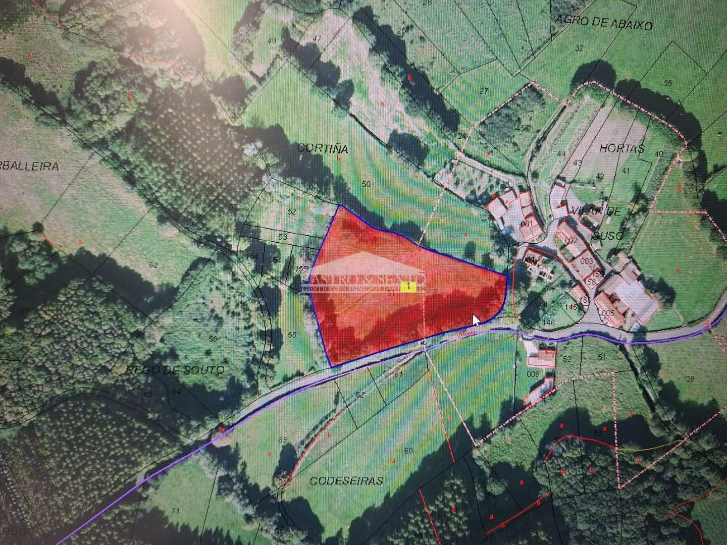 Parcela rústica edificable cerca de Boimorto