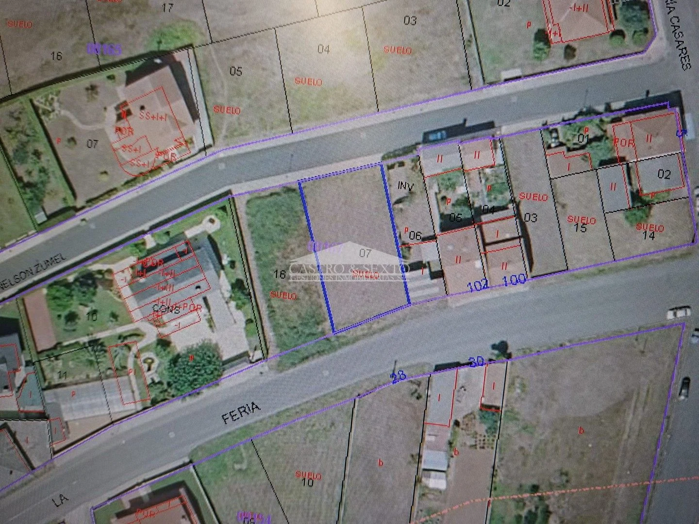 Solar urbano en Melide de 480 m²