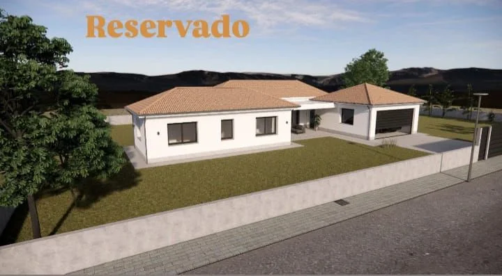 Chalet de obra nueva en parcela de 1.300 m²