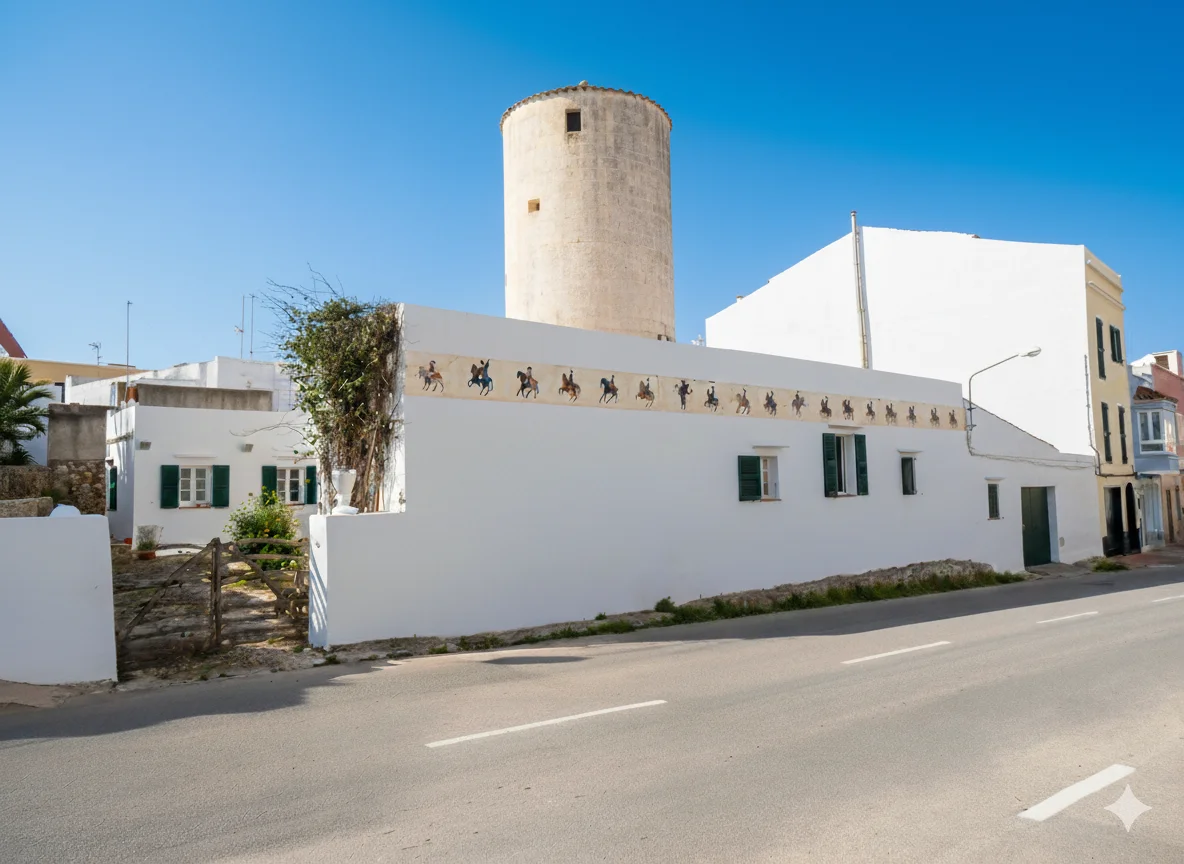 Renovated historic mill in Ciutadella